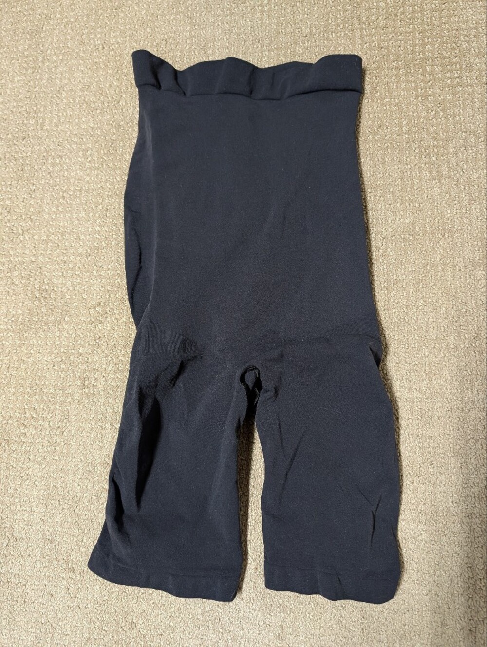 SKIMS Seamless Sculpt Black High-Waisted Shapewear Shorts Women's 3X Compression